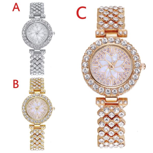 Elegance in Motion: Luxury Women's Stainless Steel Quartz Wristwatch Elegance in Motion: Luxury Women's Stainless Steel Quartz Wristwatch