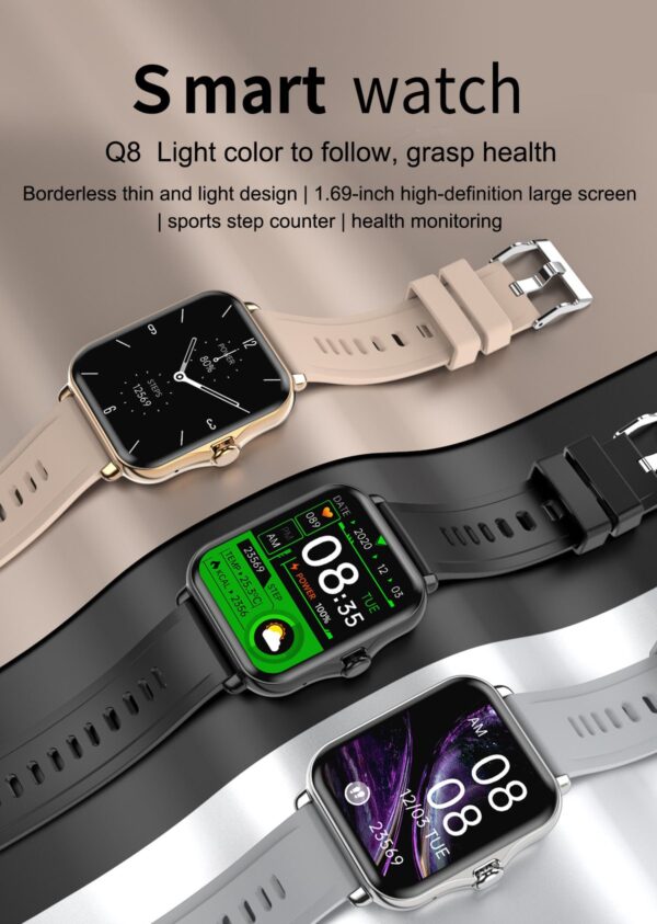 Waterproof Smartwatch Fitness Tracker For Android Apple Waterproof Smartwatch Fitness Tracker For Android Apple