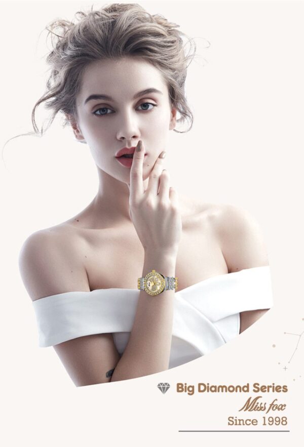 Elegance Meets Precision: The MISSFOX Iced Butterfly Lab Diamond Watch - A Timepiece for Luxurious Moments Elegance Meets Precision: The MISSFOX Iced Butterfly Lab Diamond Watch - A Timepiece for Luxurious Moments