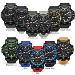 Brand Men Sports Watches Dual Display