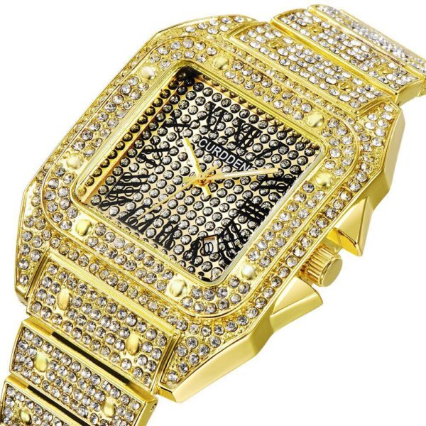 Dazzling Women’s Quartz Rose Gold Watch – Luxury Date Wristwatch with Rhinestones Dazzling Women’s Quartz Rose Gold Watch – Luxury Date Wristwatch with Rhinestones