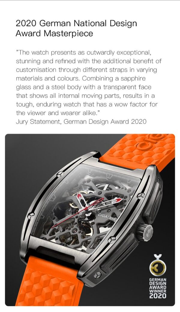 Luxurious Titanium Case Men's Automatic Wristwatch Luxurious Titanium Case Men's Automatic Wristwatch
