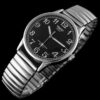 Elastic Alloy Quartz Couple Watches for Lovers