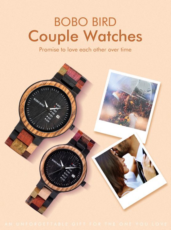 BOBO BIRD Wooden Couple's Watches