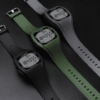SportTrack: Black Calorie-Tracking Sports Watch