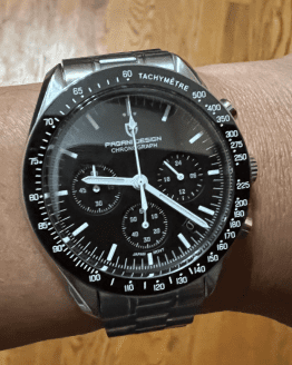 Sleek and Stylish: Men's Automatic Chronograph Sapphire Wristwatch