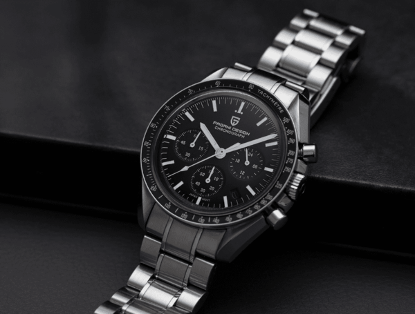 Elegant and Functional: Men's Automatic Chronograph Sapphire Mirror Wristwatch Elegant and Functional: Men's Automatic Chronograph Sapphire Mirror Wristwatch