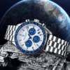 Elegant and Functional: Men's Automatic Chronograph Sapphire Mirror Wristwatch