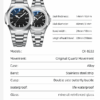 CHENXI 8222 Luxury Quartz Couple Watches – Elegant His & Hers Set with Luminous Hands and Water Resistance