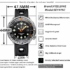 300M Waterproof Dive Wristwatch with Super Luminous Display – STEELDIVE SD1975C