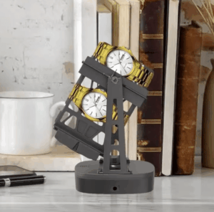 Automatic Watch Winder with Silent Operation and USB/Plug-In Charging for Mechanical Watches, Featuring Two Swing Modes for Optimal Winding