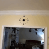 Frameless Silent DIY Wall Clock – Antique Style for Customizable Living Room or Bedroom Decor