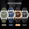 Men’s Luxury Automatic Wristwatch with Stainless Steel Case and Water Resistance