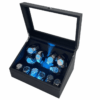 Watch Winder for Automatic Watches with Quiet Motor & Variable Speed – PU Leather Mechanical Watch Box with USB and DC Power Connection