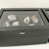 Watch Winder for Automatic Watches with Quiet Motor & Variable Speed – PU Leather Mechanical Watch Box with USB and DC Power Connection