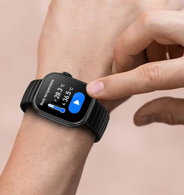 Xiaomi Call Smart Watch for Women with a customizable dial and full health monitoring features, showcased in a sleek and modern design perfect for fitness and daily use. 