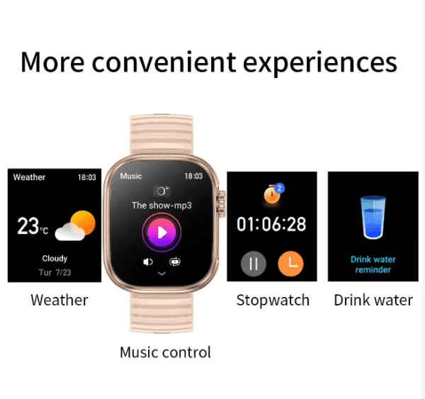 Xiaomi Smart Watch for Women Customizable Dial4 Xiaomi Smart Watch for Women Customizable Dial with Health Monitoring, Perfect for Fitness and Everyday Use