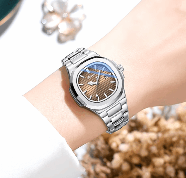 Hers Stainless Steel Wristwatches with Alloy Case2 Luxury Quartz Couple Watches Set – His & Hers Stainless Steel Wristwatches with Alloy Case